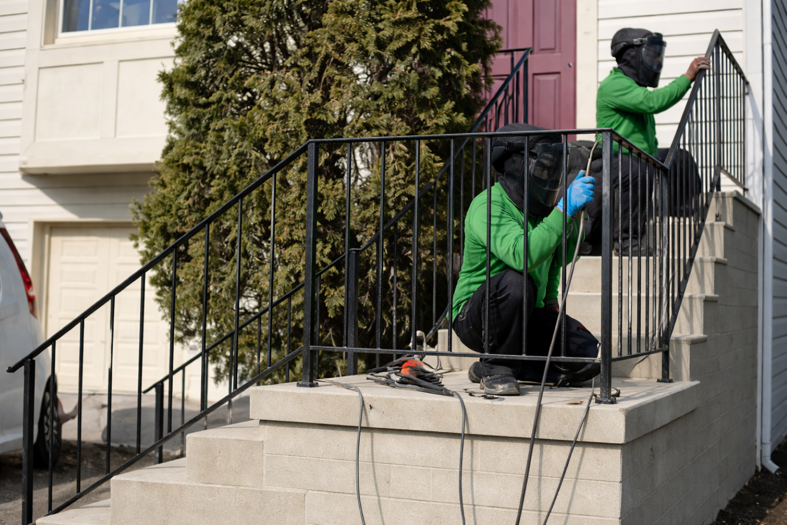 cecco construction wrought iron rail repair northern virginia
