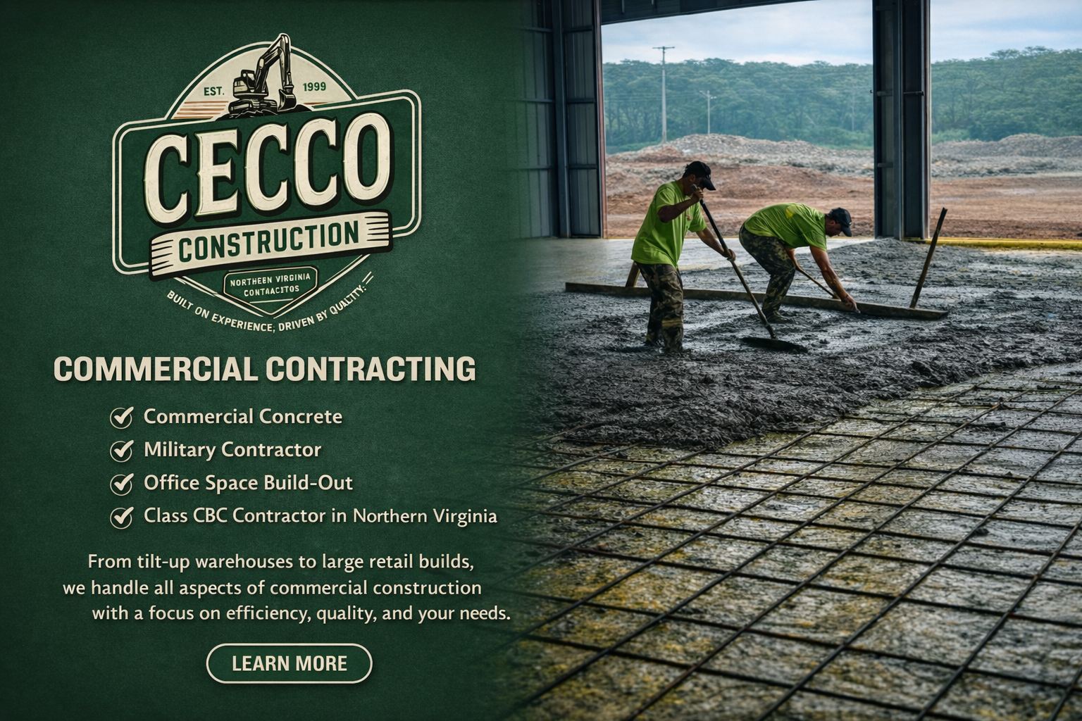 cecco construction commercial millitary contractor northern virginia