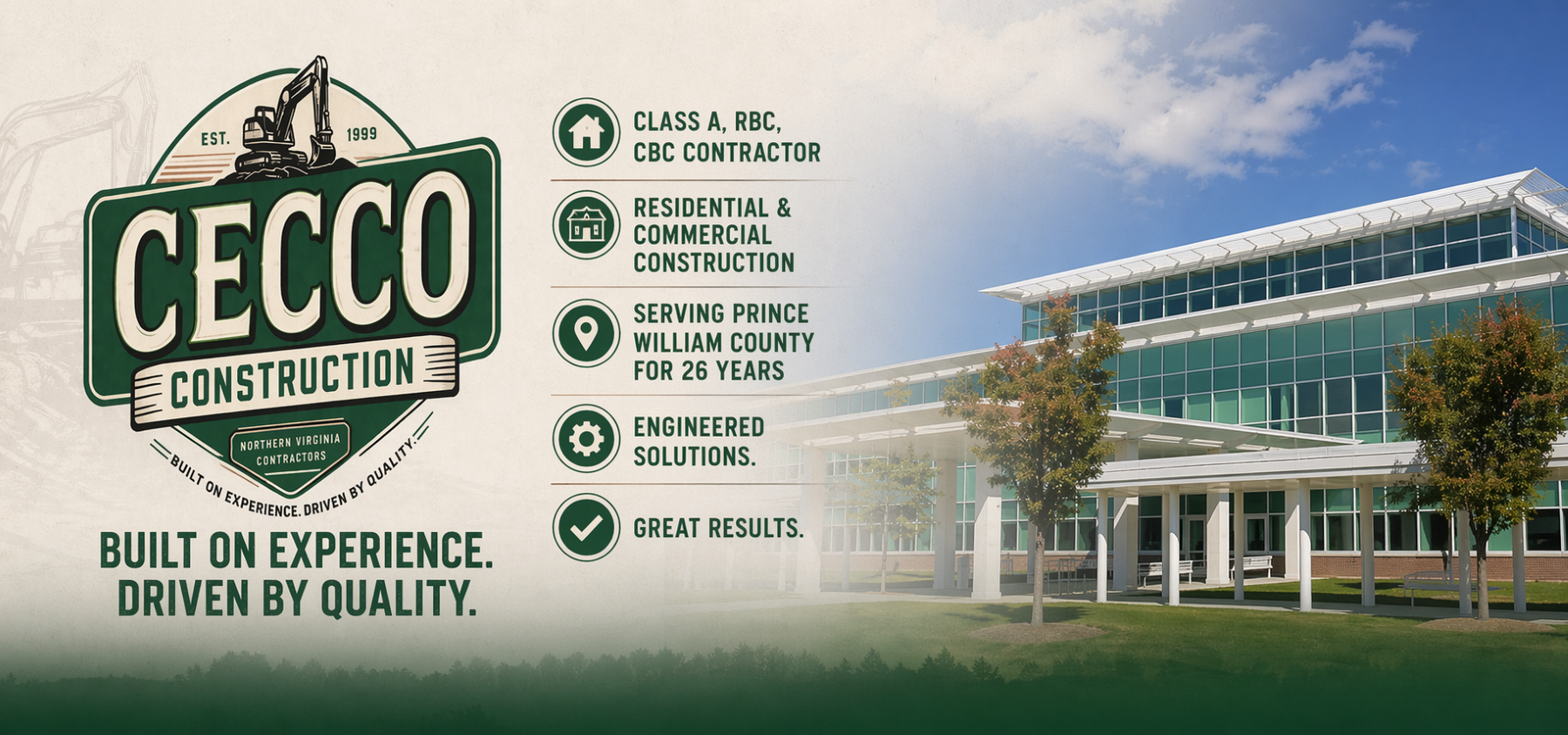 Prince William County Contractor residential construction project by Cecco Construction