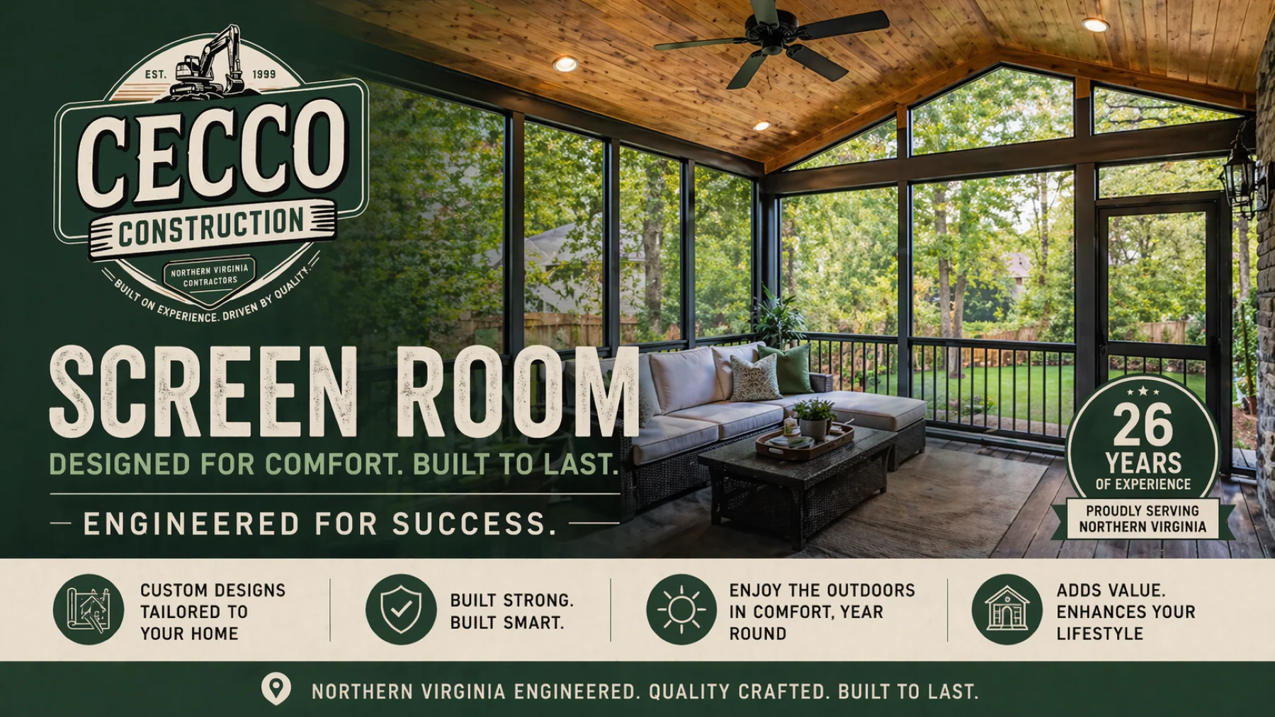 cecco contractor screen room contractor northern virginia 1 1