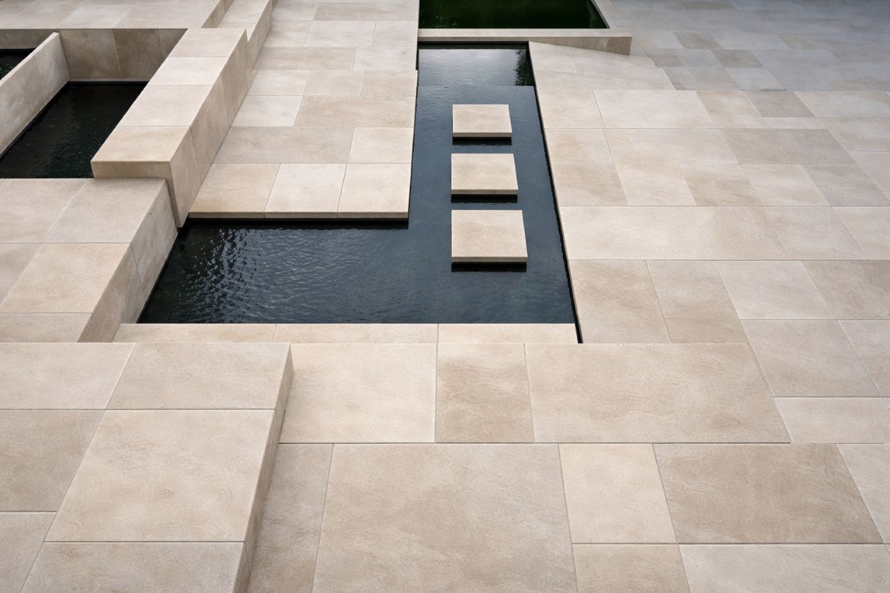 cecco construction finished travertine paver patio northern virginia